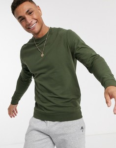 Легкий темно-зеленый свитшот ASOS DESIGN