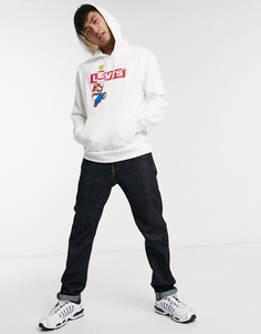 Худи белого цвета с логотипом Levis x Super Mario-Белый Levis®