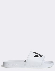 Белые шлепанцы adidas Originals-Белый
