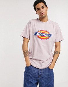 Розовая футболка с логотипом Dickies-Розовый