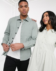 Свободная рубашка цвета хаки Celio-Зеленый