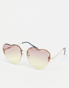 Солнцезащитные очки с дизайном "сердца" AJ Morgan-Фиолетовый