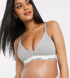 Серый бюстгальтер для кормления Calvin Klein