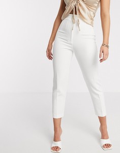 Белые брюки-сигареты River Island-Белый