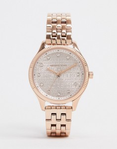 Золотистые наручные часы Michael Kors MK6799 Lexington-Розовый