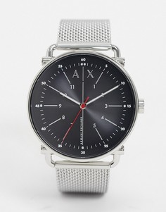 Часы с сетчатым ремешком Armani Exchange rocco AX2900-Серебряный