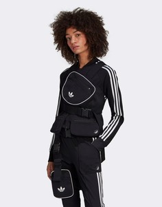 Черная олимпийка со съемным нагрудным карманом adidas Originals Ji Won Choi x Olivia-Черный