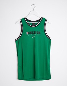 Зеленая майка Nike Basketball Boston Celtics NBA-Зеленый