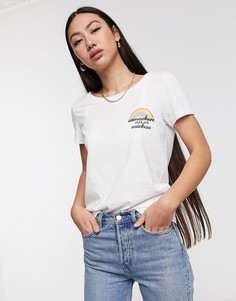 Футболка с надписью Only-Белый