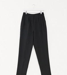 Суженные книзу строгие брюки ASOS DESIGN Tall-Черный