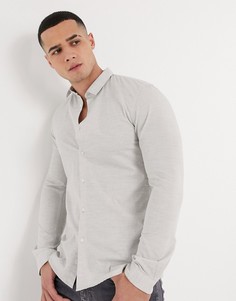 Серая рубашка Tom Tailor-Серый