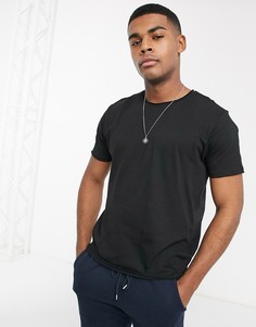 Футболка с необработанными краями Brave Soul-Черный