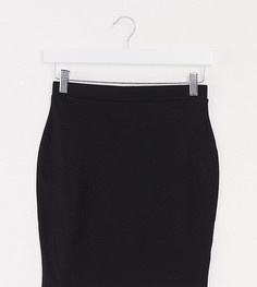 Черная юбка-карандаш мини ASOS DESIGN Tall-Черный