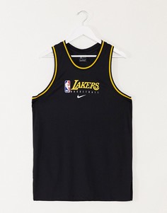 Черная майка Nike Basketball LA Lakers NBA-Черный