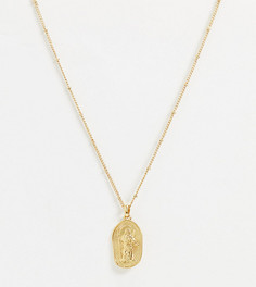 Ожерелье с покрытием 14-каратным золотом и Reclaimed Vintage-Золотой