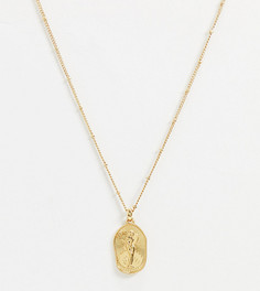 Ожерелье с покрытием 14-каратным золотом Reclaimed Vintage-Золотой