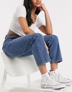 Темно-синие свободные джинсы в стиле 90-х American Eagle-Синий