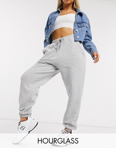 Джоггеры oversized ASOS DESIGN Hourglass-Серый