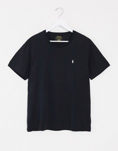 Черная футболка для дома с логотипом Polo Ralph Lauren-Черный