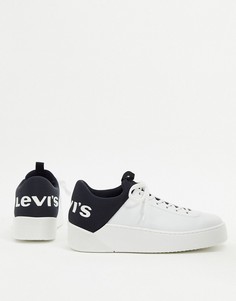 Белые кроссовки на шнуровке с логотипом Levi-Белый Levis®