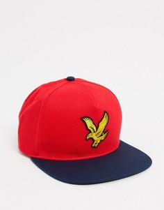Кепка в стиле колор блок Lyle & Scott-Красный