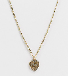 Ожерелье с подвеской-сердцем и покрытием из 18-каратного золота Regal Rose-Золотой