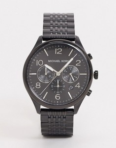 Черные часы-браслет Michael Kors-Черный