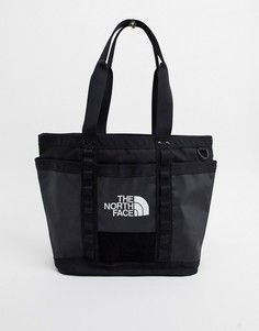 Черная сумка-тоут в стиле милитари The North Face Explore-Черный