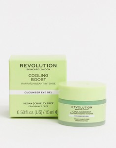 Охлаждающий гель для кожи вокруг глаз с огуречным экстрактом 15 мл Revolution Skincare-Бесцветный