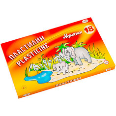 Пластилин Гамма "Мультики", 18 цветов, 360 г Gamma