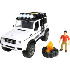 Игровой набор Dickie Toys "Искатели приключений" MB AMG 500 4x4 PlayLife, 23 см