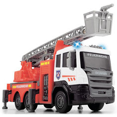 Пожарная машинка Dickie Toys Scania Die-cast ,17 см, свет и звук