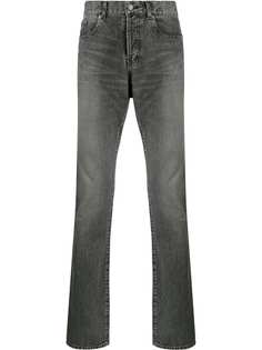 Saint Laurent джинсы с эффектом потертости