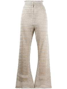 M Missoni трикотажные расклешенные брюки