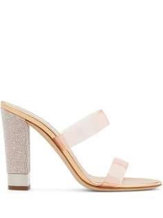 Giuseppe Zanotti босоножки Aurelia на декорированном каблуке