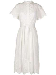 Rebecca Vallance платье-рубашка Savannah с английской вышивкой