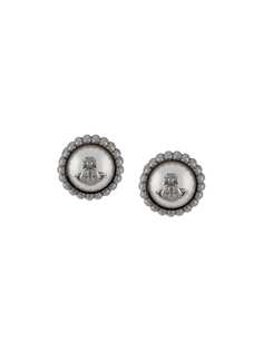 Vivienne Westwood серьги-гвоздики с логотипом