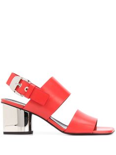 Proenza Schouler босоножки на зеркальном каблуке