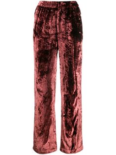 Ami Paris брюки широкого кроя с эластичным поясом