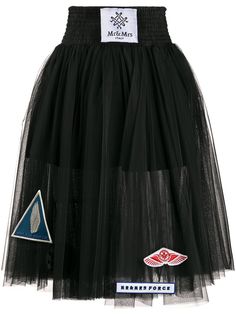 Mr & Mrs Italy прозрачная плиссированная юбка