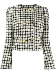 Pinko твидовый пиджак в клетку