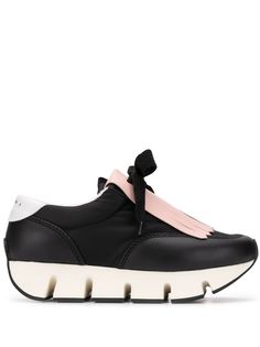 Marni кроссовки Schuhe с бахромой