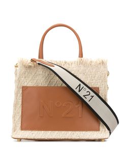 Nº21 сумка-тоут с тисненым логотипом