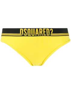 Dsquared2 трусы-брифы с логотипом на поясе