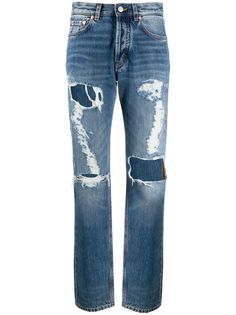 Givenchy джинсы с эффектом потертости