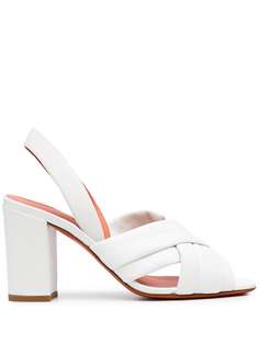 Santoni босоножки с перекрестными ремешками