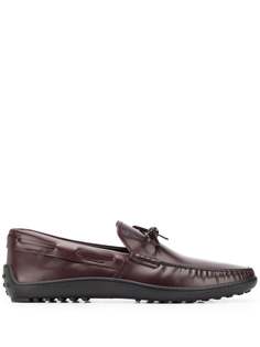 Tods лоферы со шнуровкой Tod`S