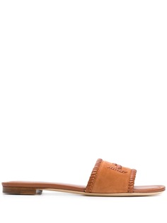 Tods сандалии с плетеной отделкой Tod`S