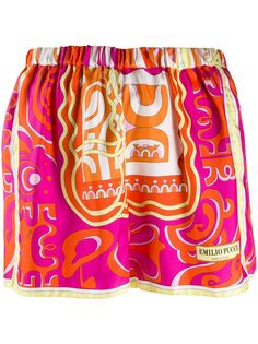 Emilio Pucci шорты с эластичным поясом