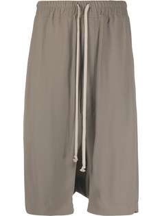 Rick Owens шорты с низким шаговым швом